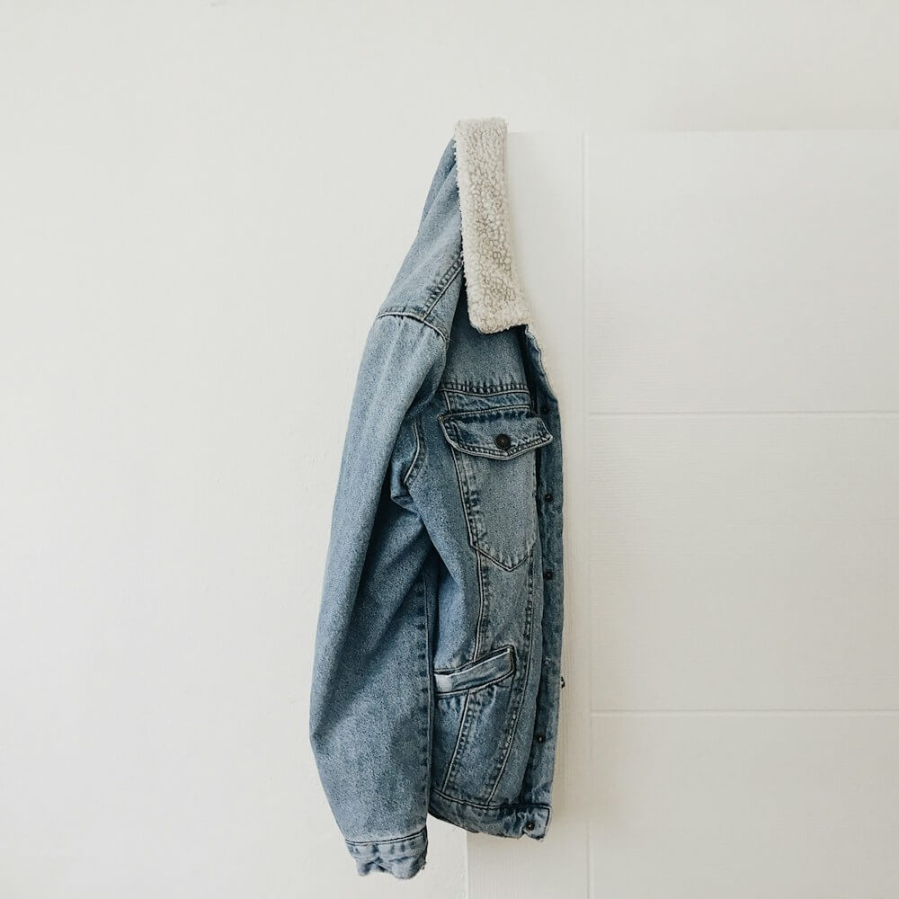 Vintage-Wash Denim Jacket - Classic Fit