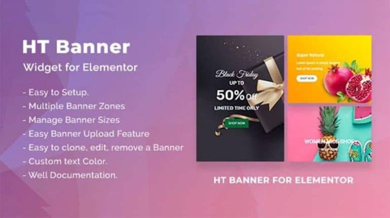 HT Banner - HT Banner for Elementor