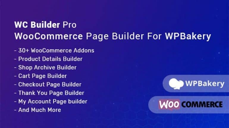 WC Builder WooCommerce Addons for WPBakery Page Builder