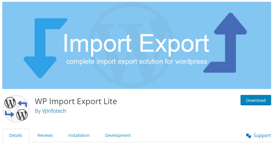 wp-import-export