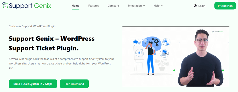 Support Genix WordPress Support Ticket Plugin