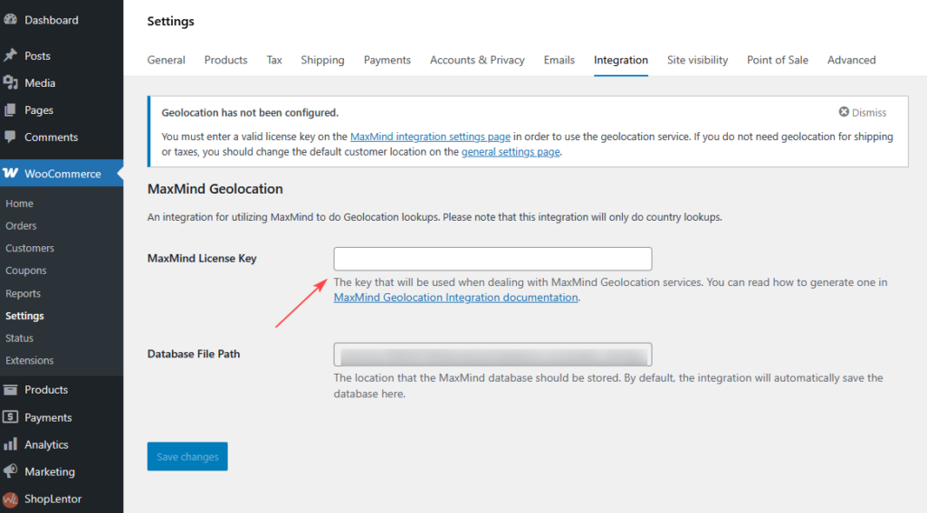 Adjust Geolocation Settings