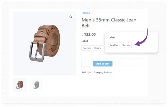 Label Image - Variation Swatch