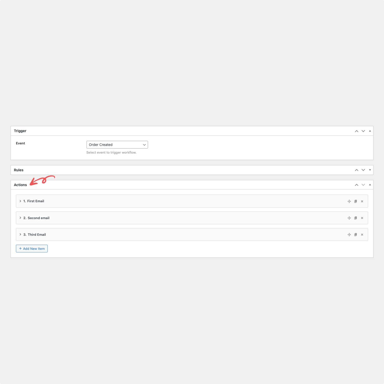 Workflow Actions Image - Email Automation