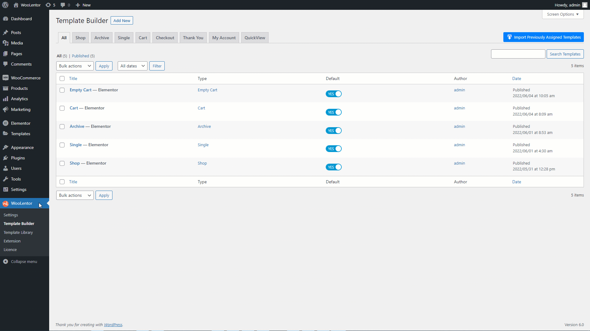 WooLentor Checkout Page Template
