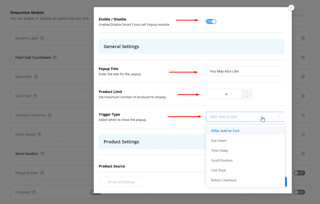 Smart Cross-sell Popup
