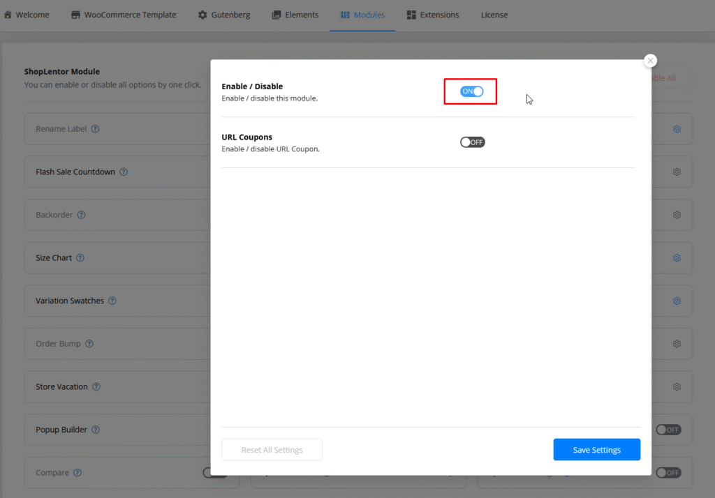 Activate the Advanced Coupon Module