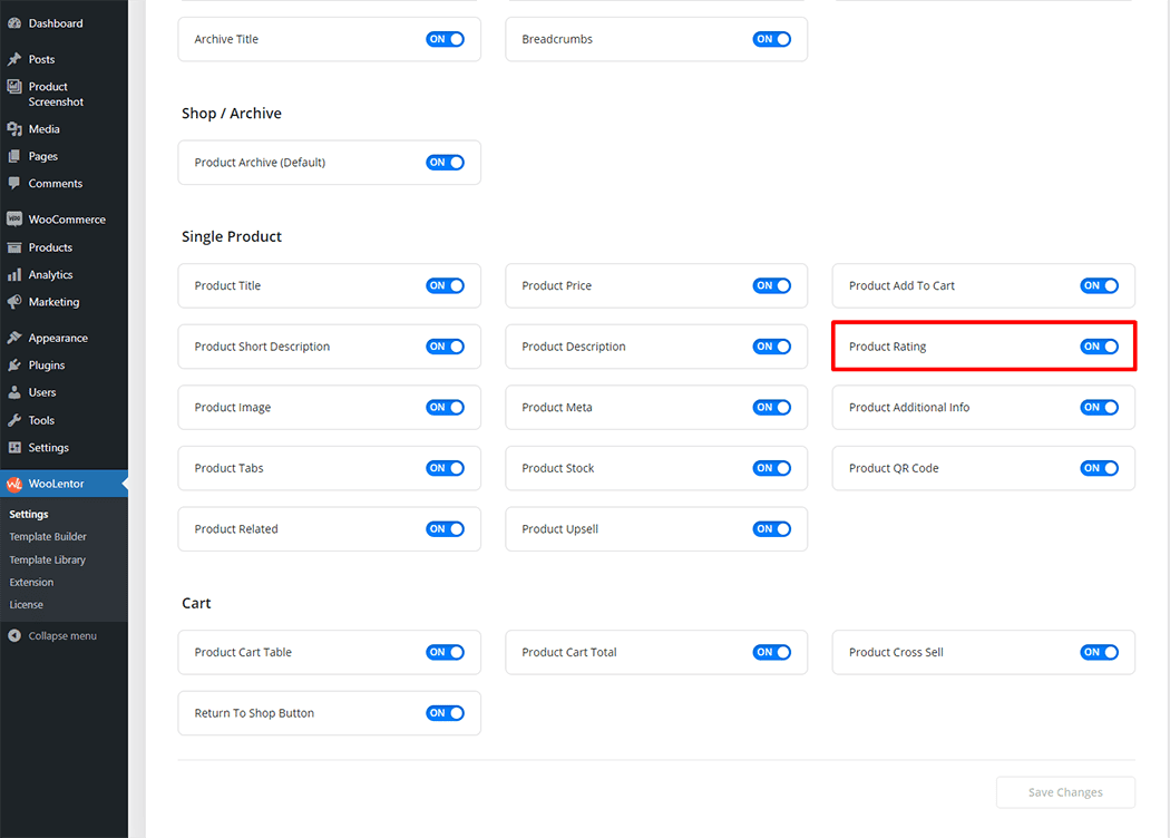 Product Rating Block