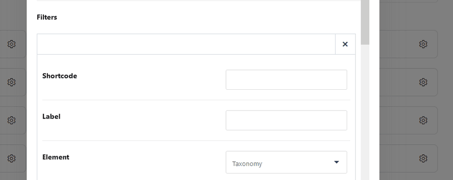 Product Filter Field will appear