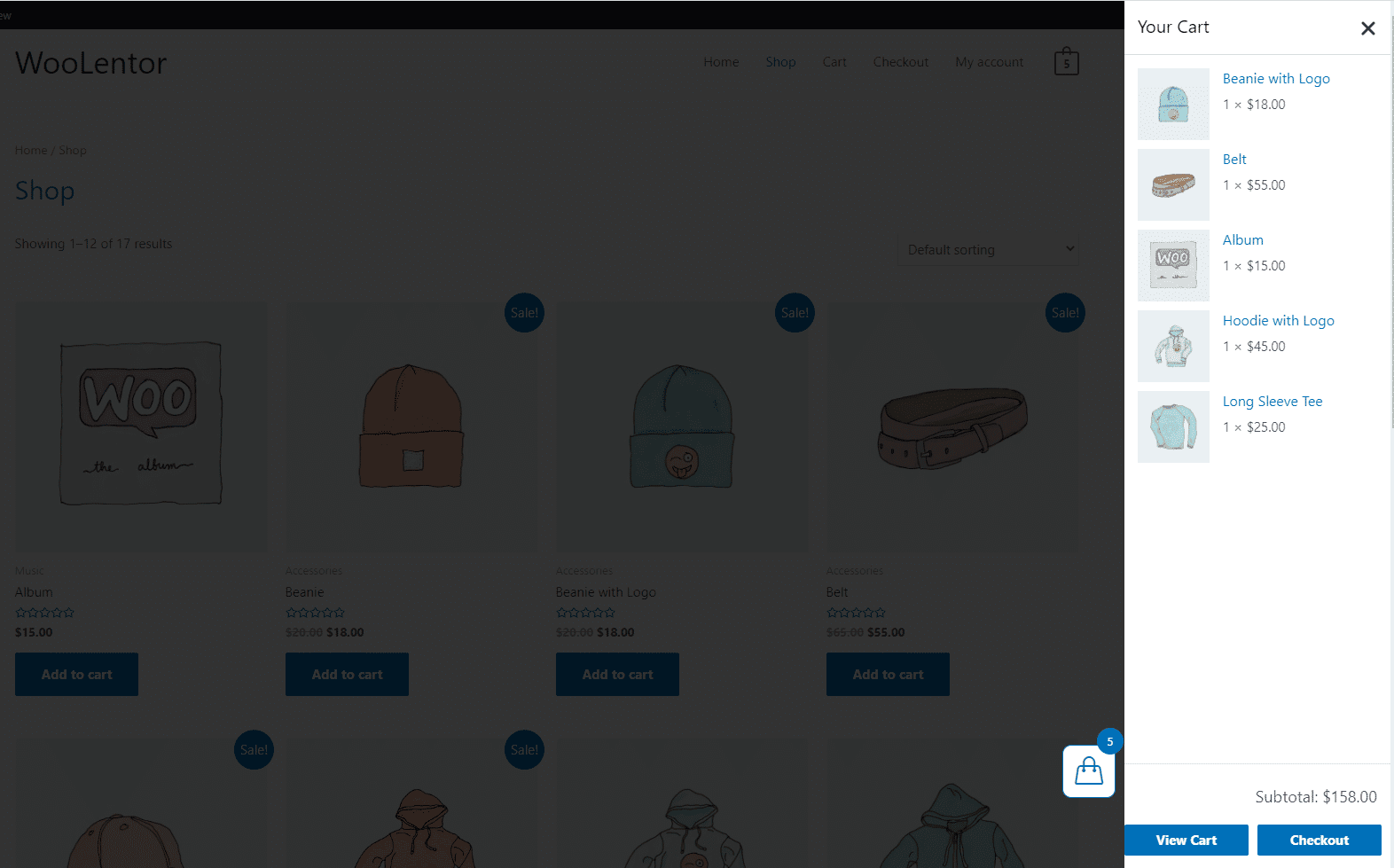Side Mini Cart for WooCommerce