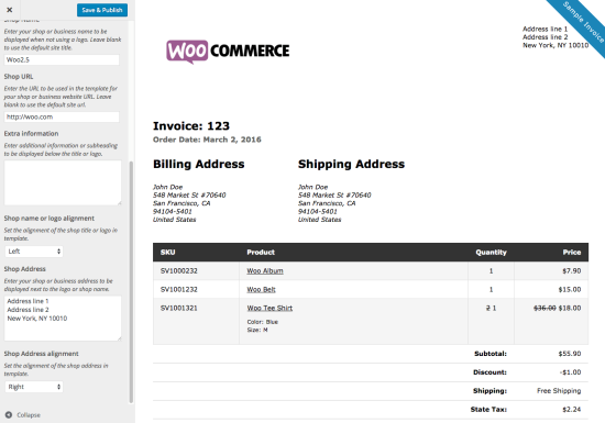 WooCommerce Print Invoices & Packing Lists