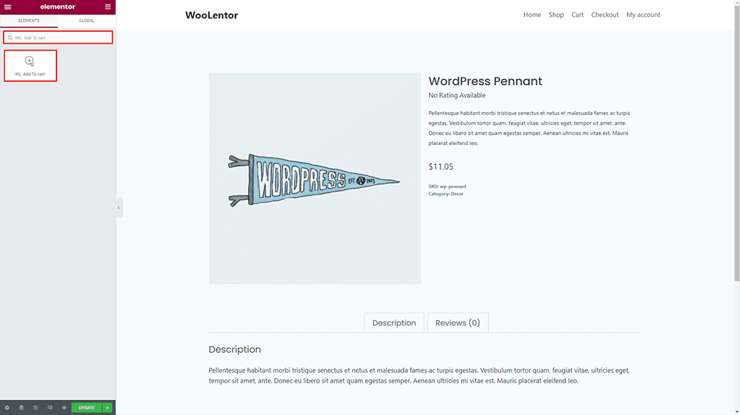 WooLentor Add To Cart Button Widget