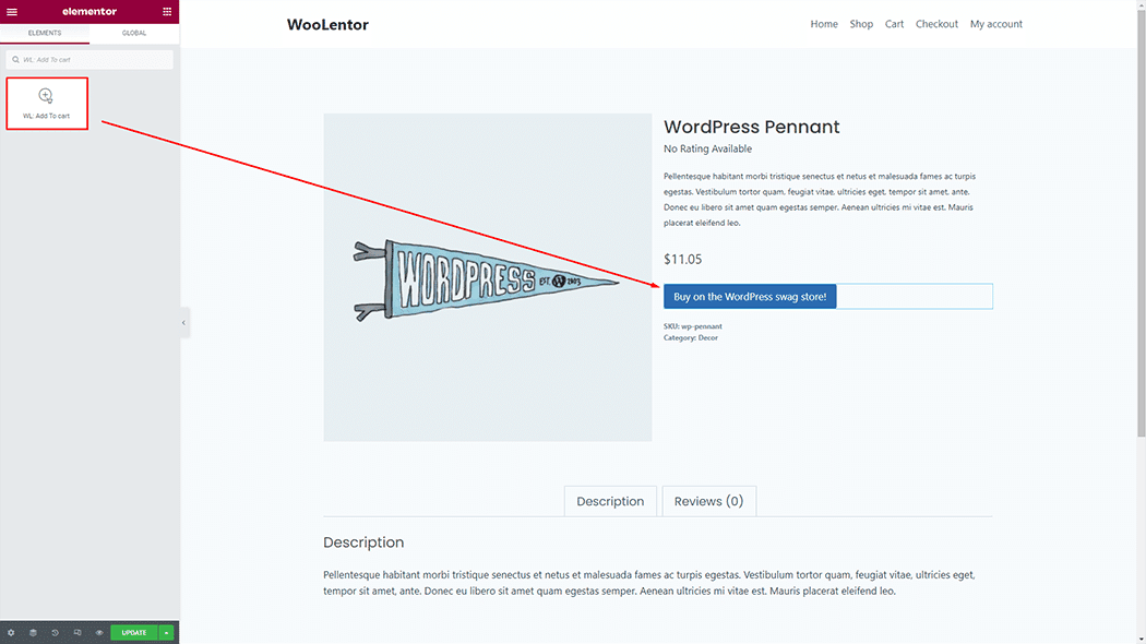 WooLentor Add To Cart Button Widget