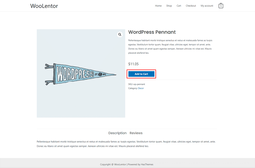 WooLentor Add To Cart Button Widget
