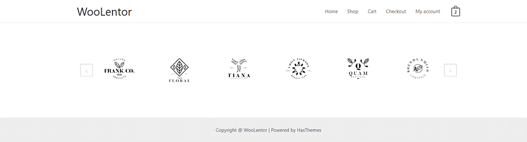 WooLentor Brand Logo Widget
