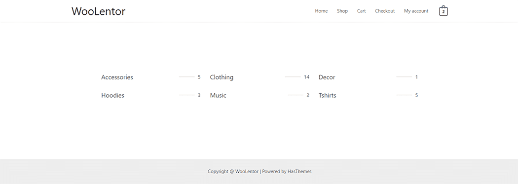 WooLentor Category Grid Widget