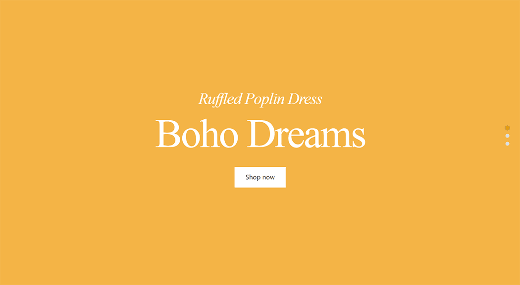 WooLentor One page slider Widget