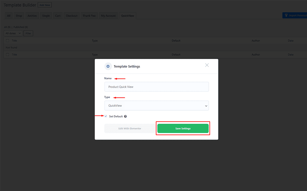WooLentor Product Quick View Template
