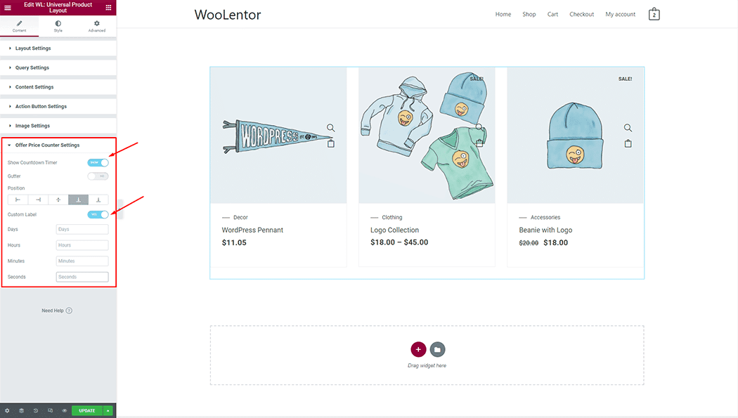 WooLentor Universal Product Widget
