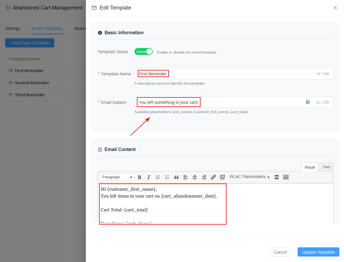 Create Email Templates