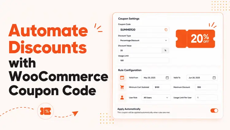 How to Automate Discounts with WooCommerce Coupon Code Generator