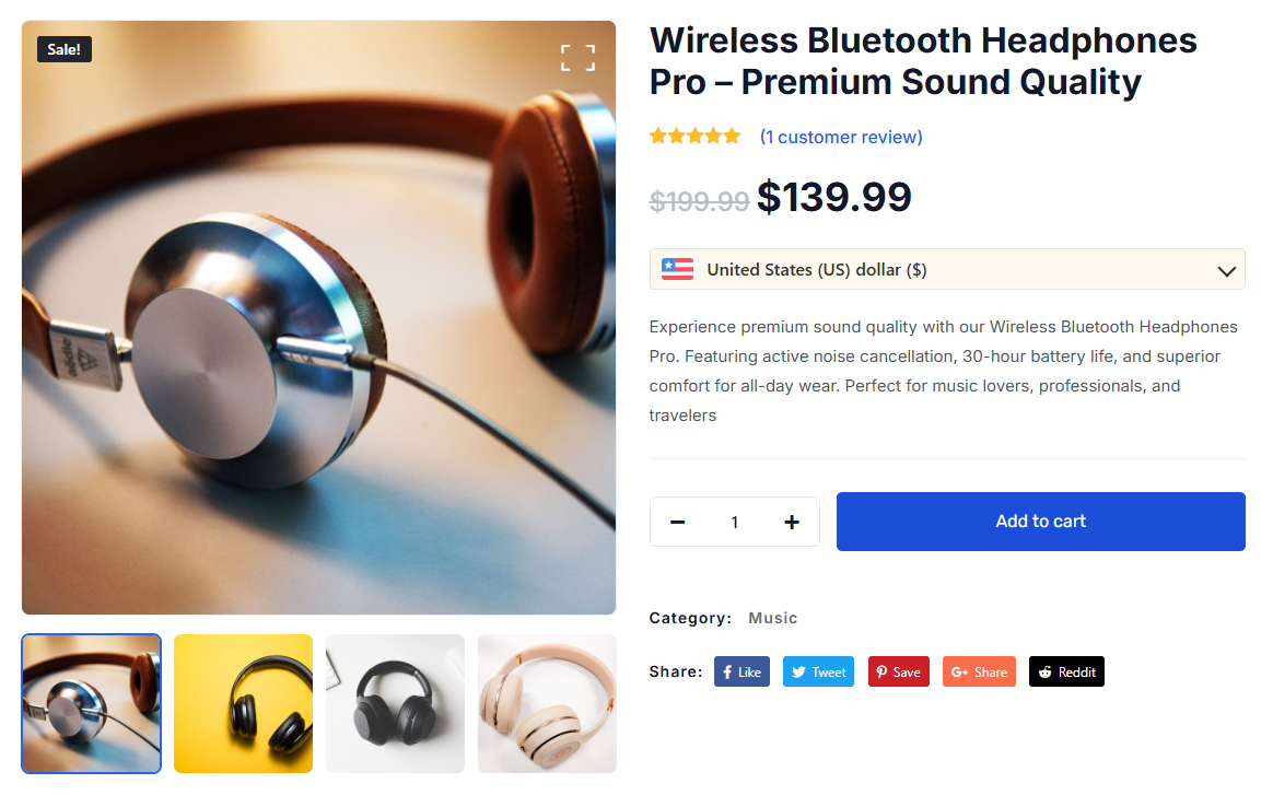 currency switcher after