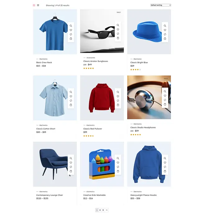 Over the Thumbnail Right Actions