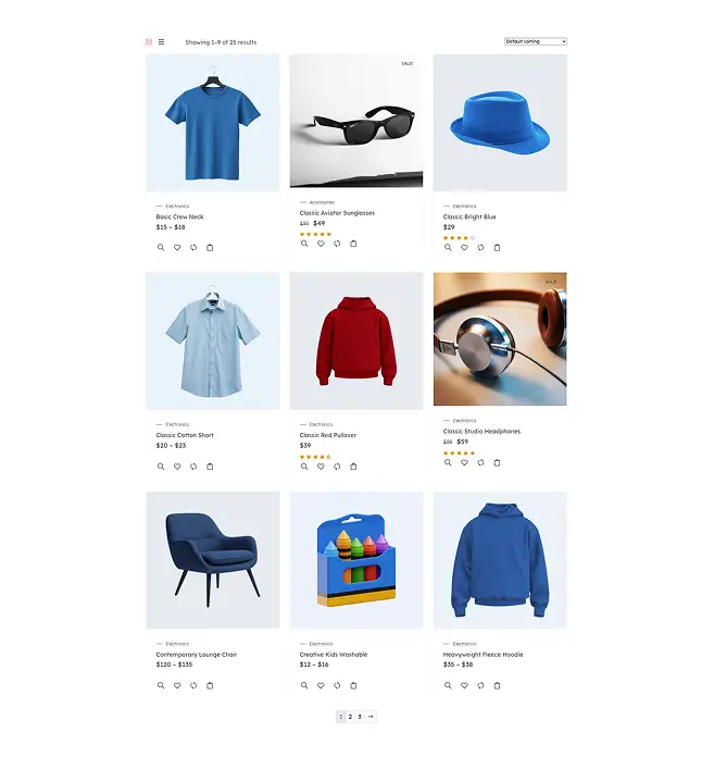 Product Archive Layout - Bottom Actions