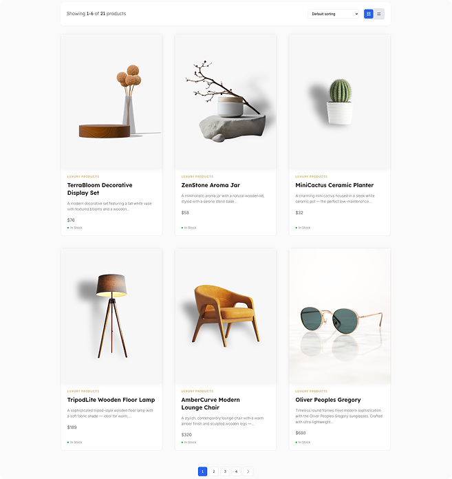 Editorial Collection – Modern Showcase - Grid