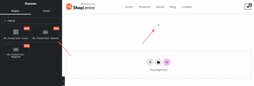 Using a Shop Page Template (Recommended)