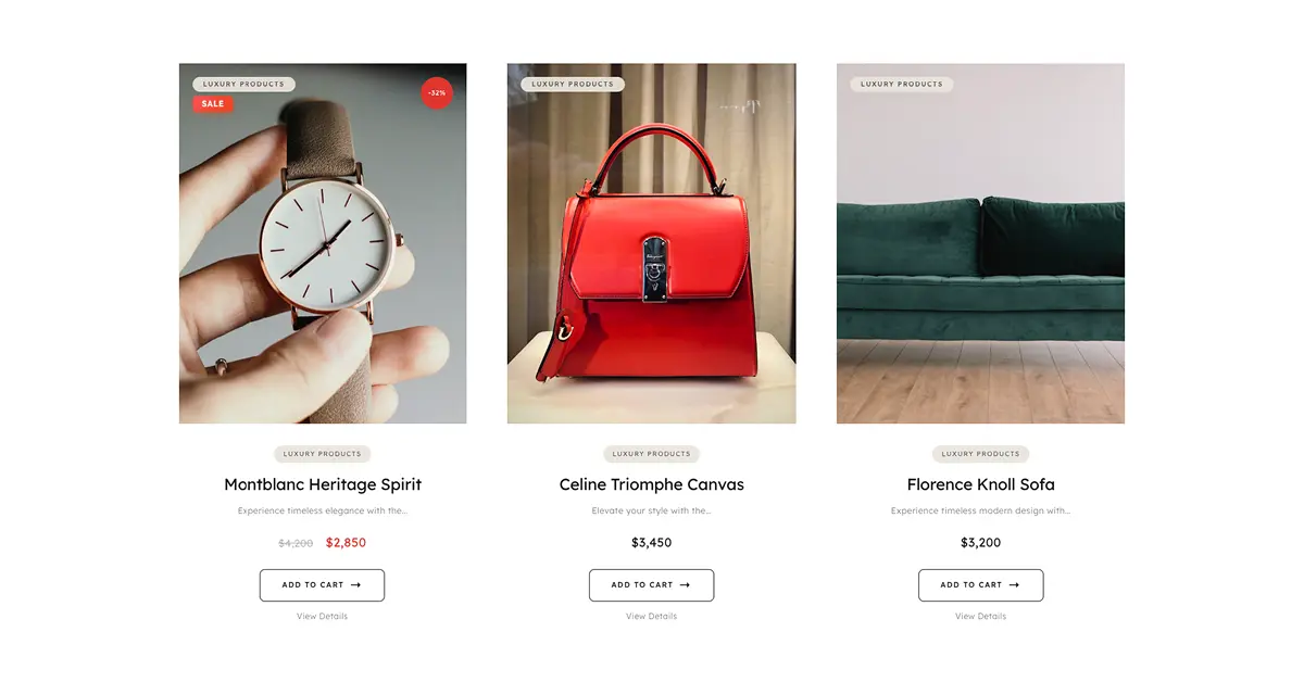 Luxury Grid – Minimal