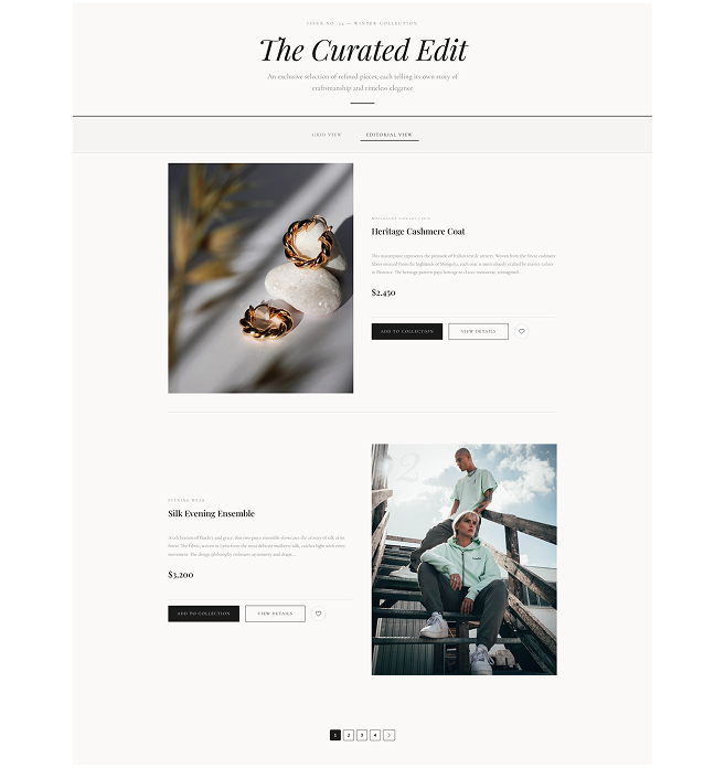 Product Grid - Magazine - List View