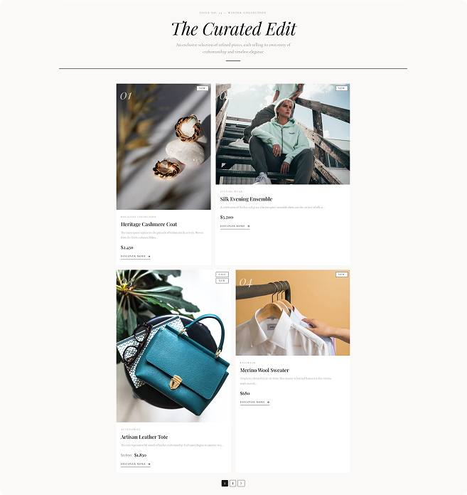 Magazine Product – The Curated Showcase