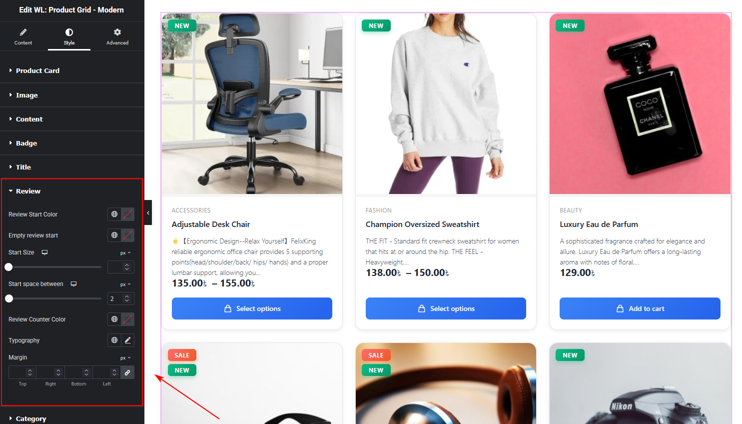 How to Use Product Grid – Modern Layout for Elementor | Build a Stylish ...