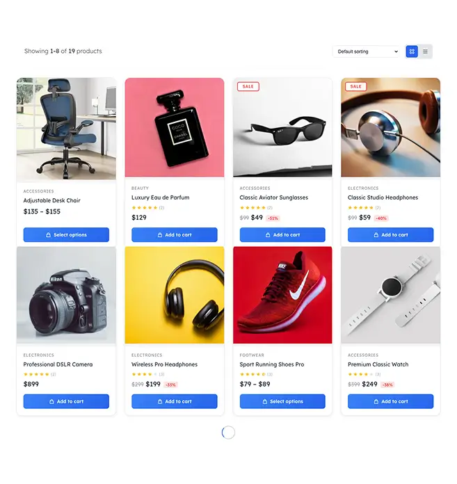 Modern Product Grid - Infinite Scroll