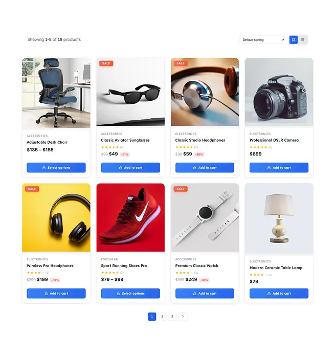 Product Grid - Modern 4 columns