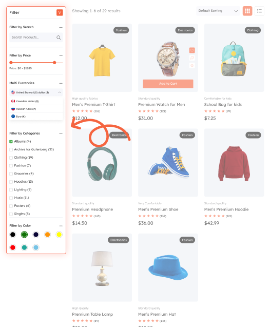 Filter Vertical Image