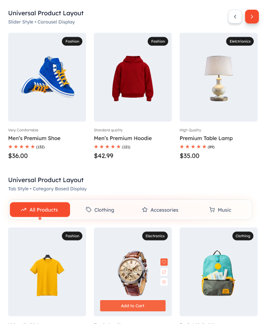 Universal Product Hero Image