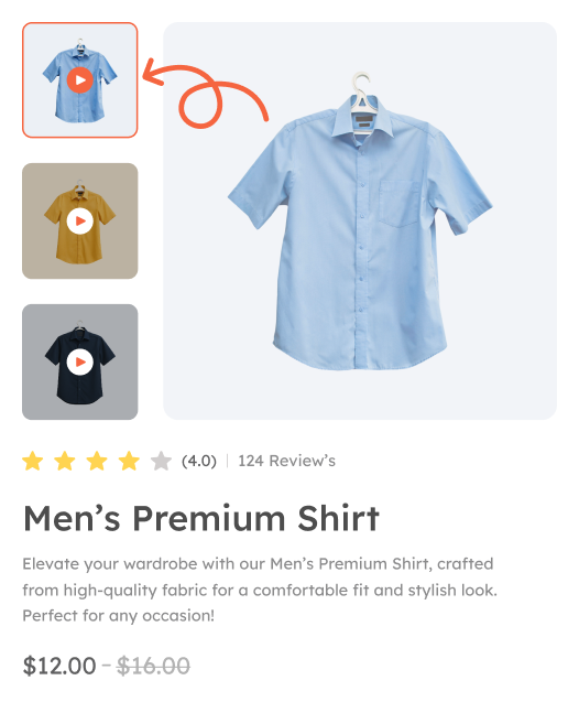 Video In Product Gallery Image
