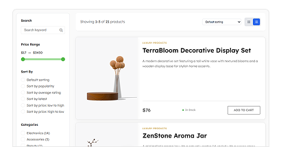 List View with smart filters