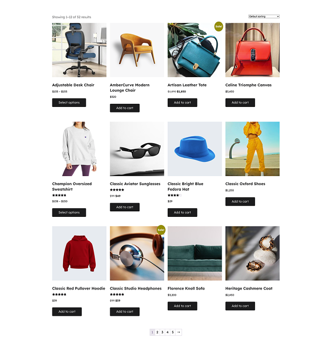 Theme Style Shop Layout