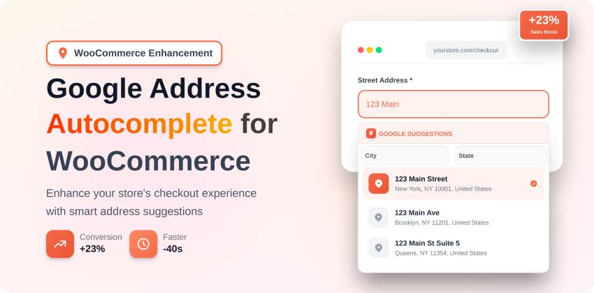 Google Address Autocomplete for WooCommerce: Enhance Your Store’s Checkout