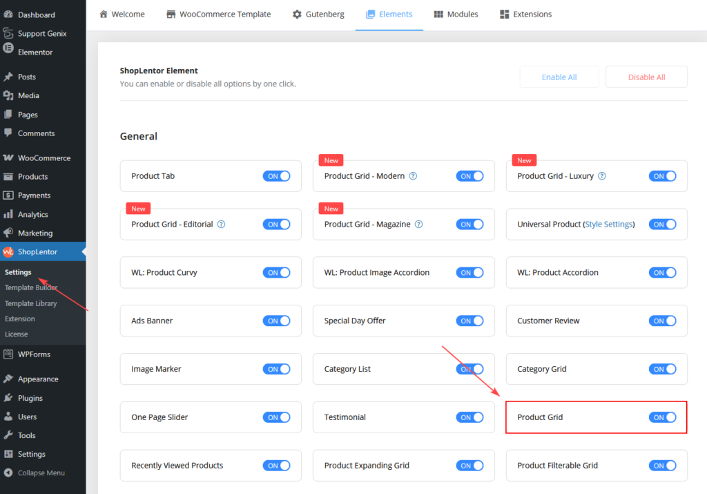 Product Grid Widget for Elementor