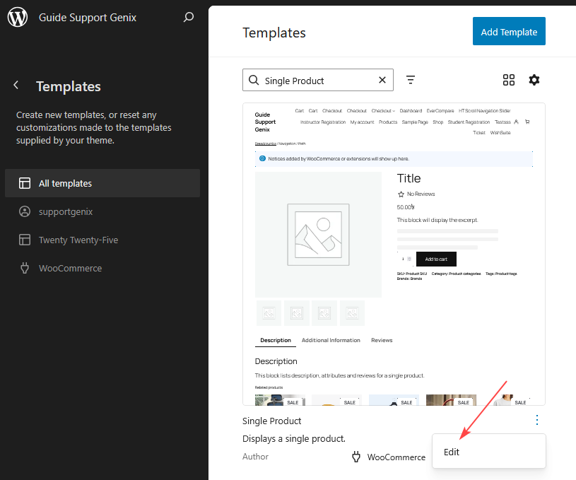 Product Navigation Block for Gutenberg