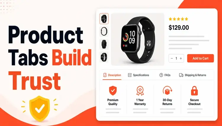 How to Use Product Tabs in WooCommerce to Reduce Customer Questions (and Boost Trust)