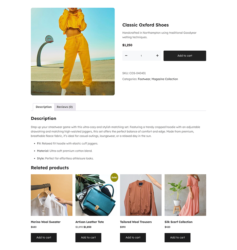 Tabs with Upsell