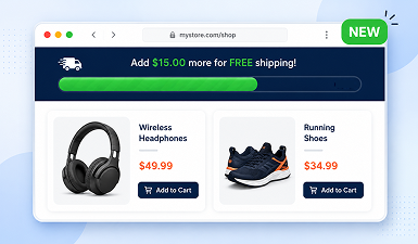 Free Shipping Bar - ShopLentor Module