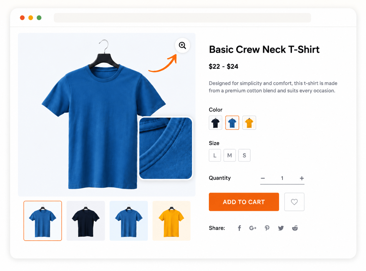 advnaced product thumbnails with zoom