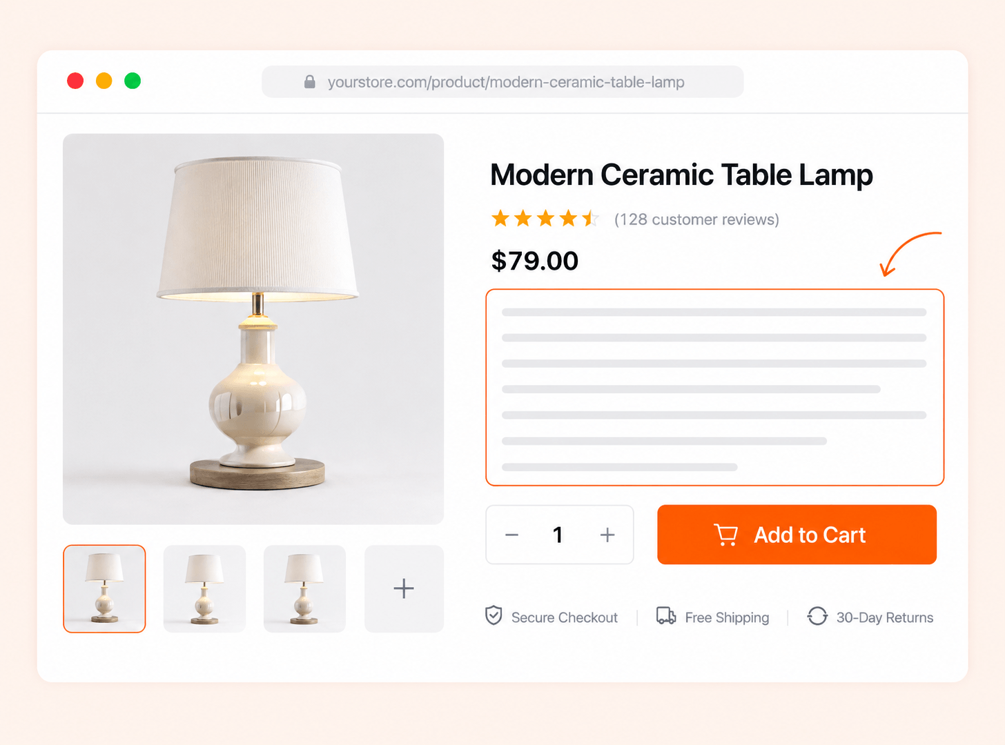 Product Description Widget