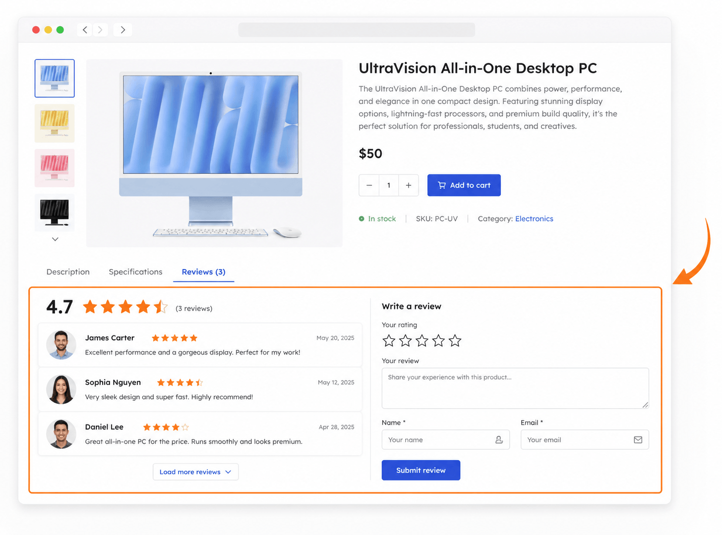 Product Reviews
